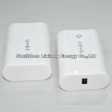 Infrared Heated Jacket Battery Li-ion In Shiny Gloss White / Uv Coated
